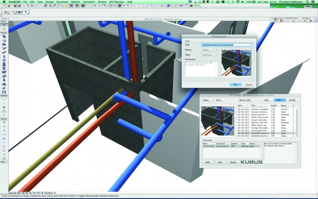 BCF Manager for ArchiCAD Screenshot 1