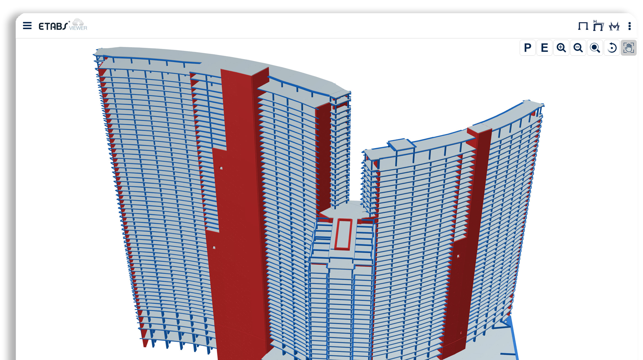 ETABS Cloud Viewer Screenshot 1
