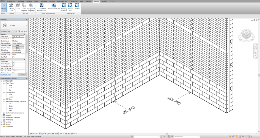 Masonry iQ for Revit Screenshot 1