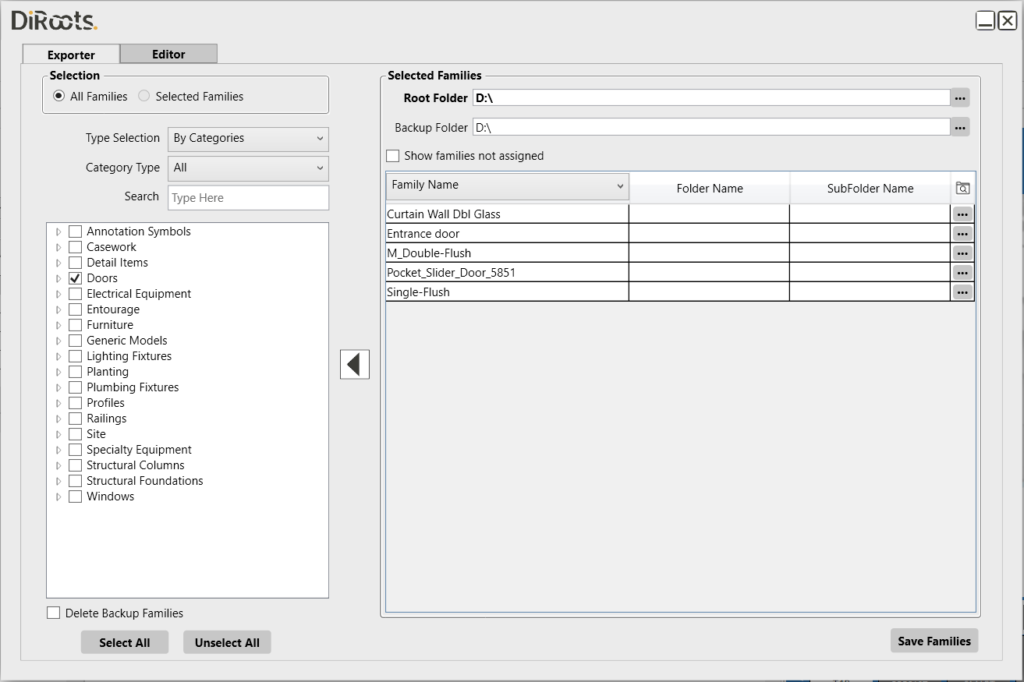 FamilyReviser for Revit Screensot 2