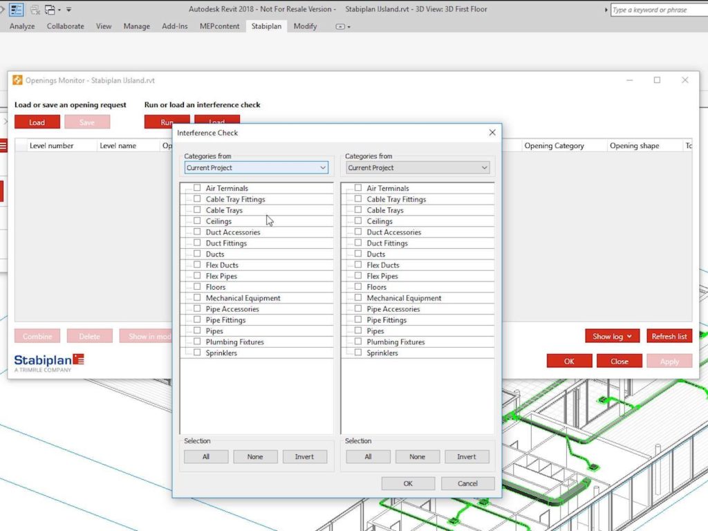 Openings for MEP App for Revit Screenshot 1