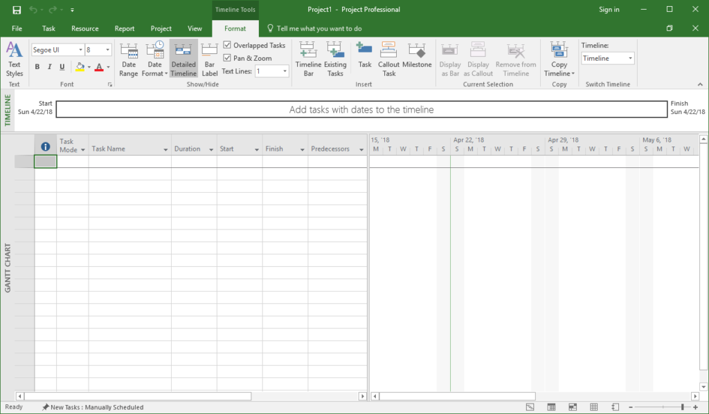 Microsoft Project Professional Screenshot 1