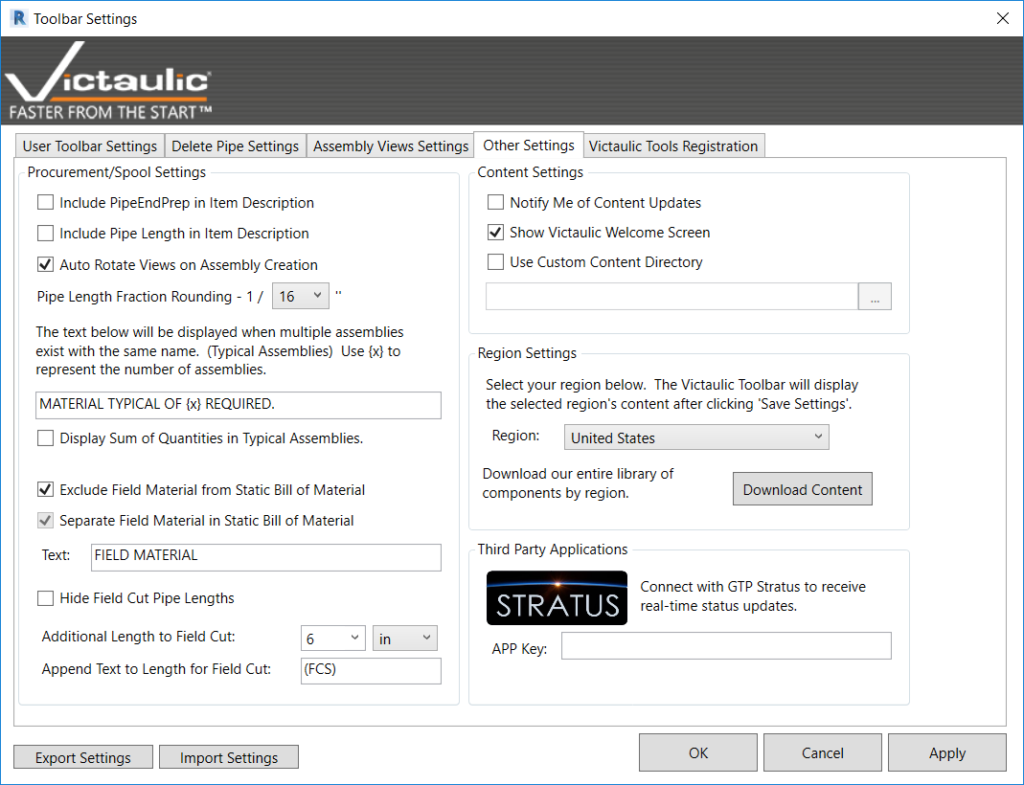 Victaulic Tools for Revit Screenshot 4