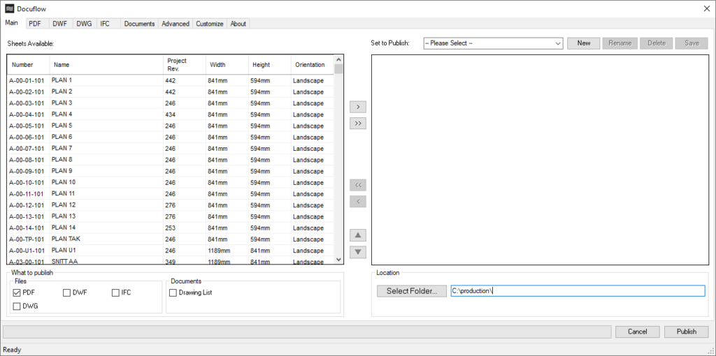 Docuflow for Revit Screenshot 1