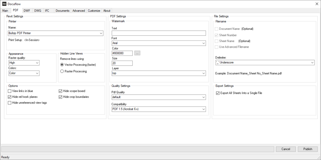 Docuflow for Revit Screenshot 2