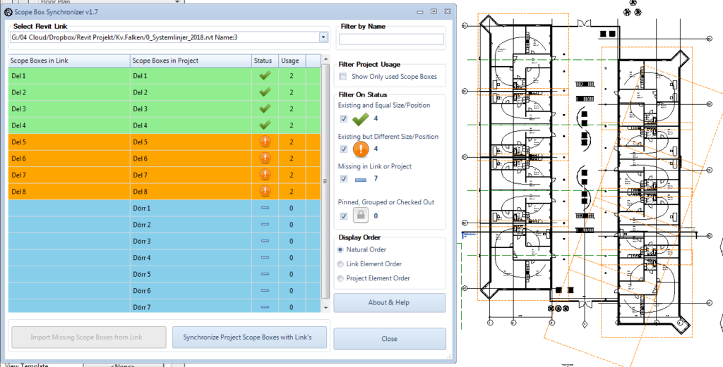 Scope Box Synchronizer for Revit Screenshot 1