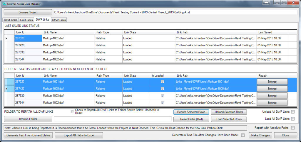 External Access Links Manager for Revit Screenshot 6