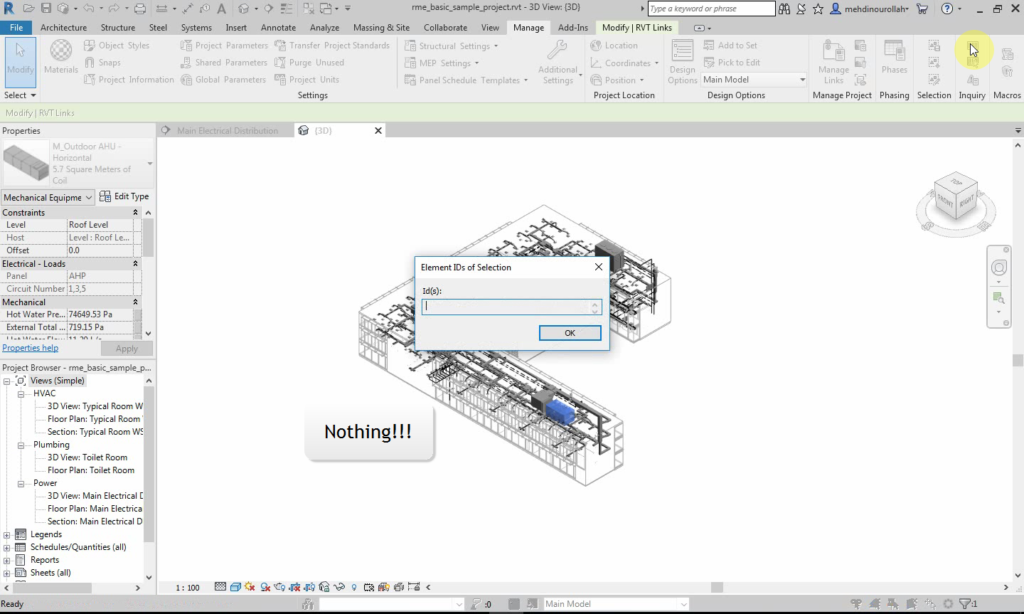 Linked Id Finder for Revit Screenshot 1