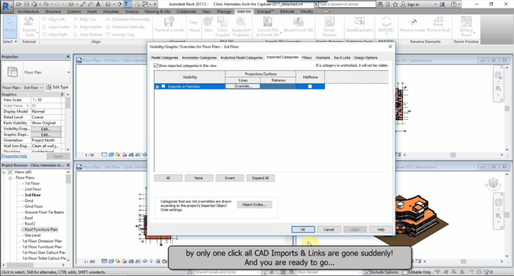 Purge CAD for Revit Screenshot 1