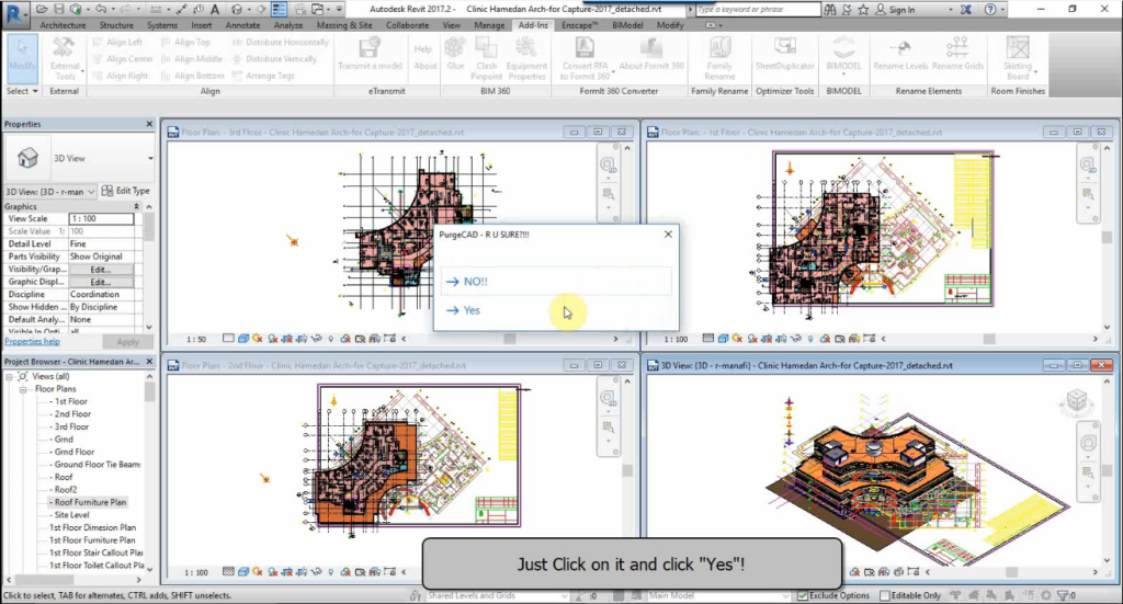 Purge CAD for Revit Screenshot 2