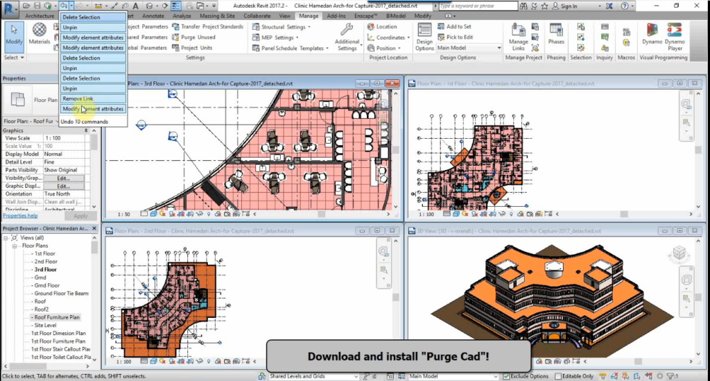 Purge CAD for Revit Screenshot 3