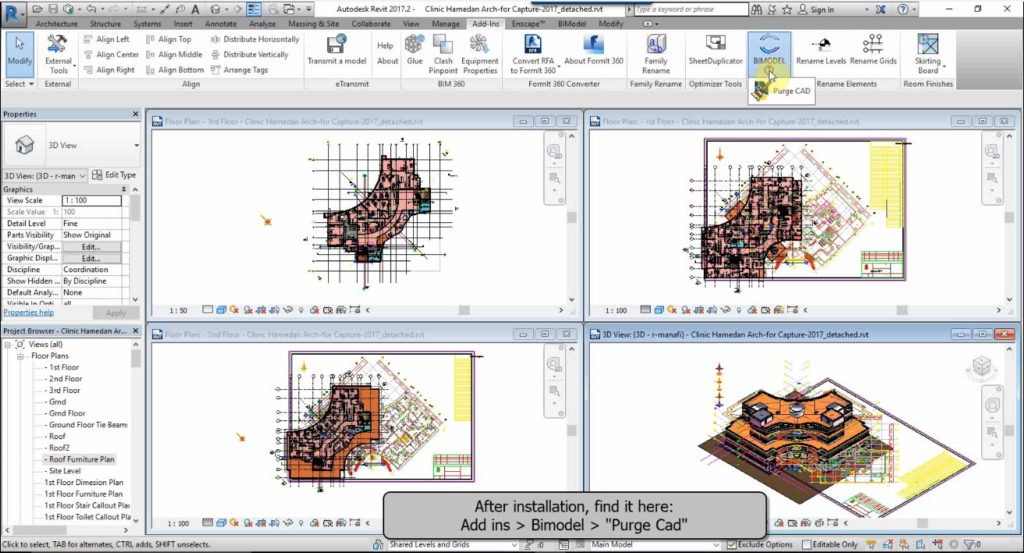 Purge CAD for Revit Screenshot 5