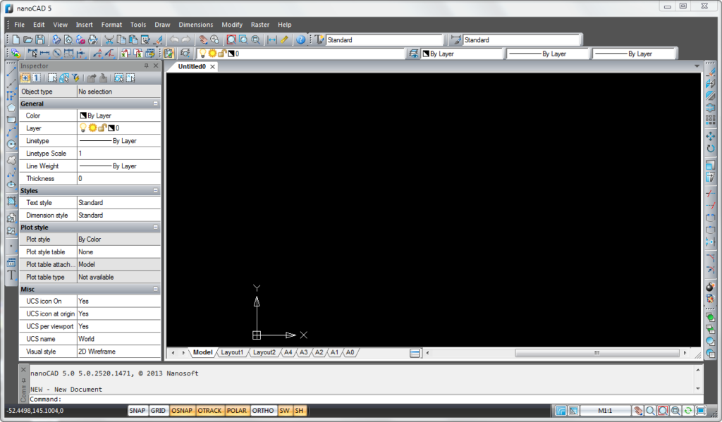 nanoCAD Screenshot 1