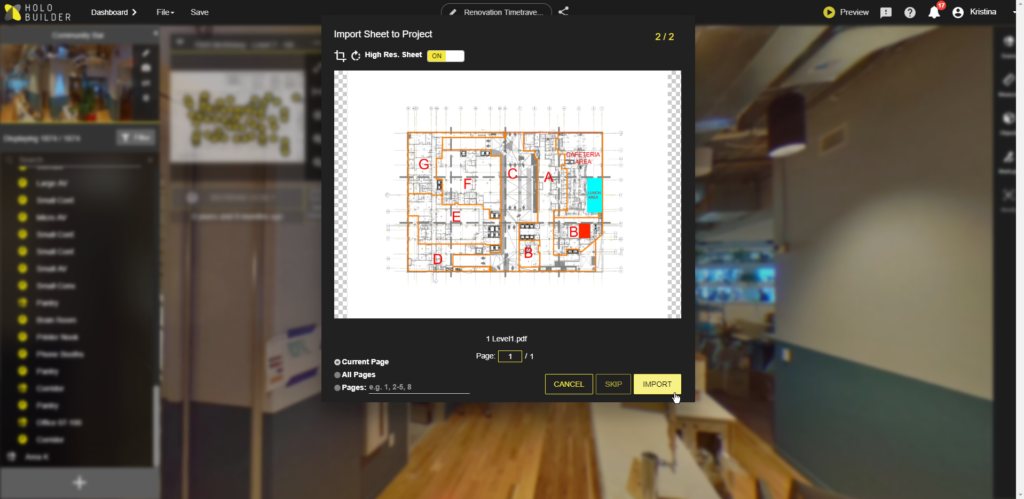 HoloBuilder Add-In for Autodesk Revit Screenshot 2