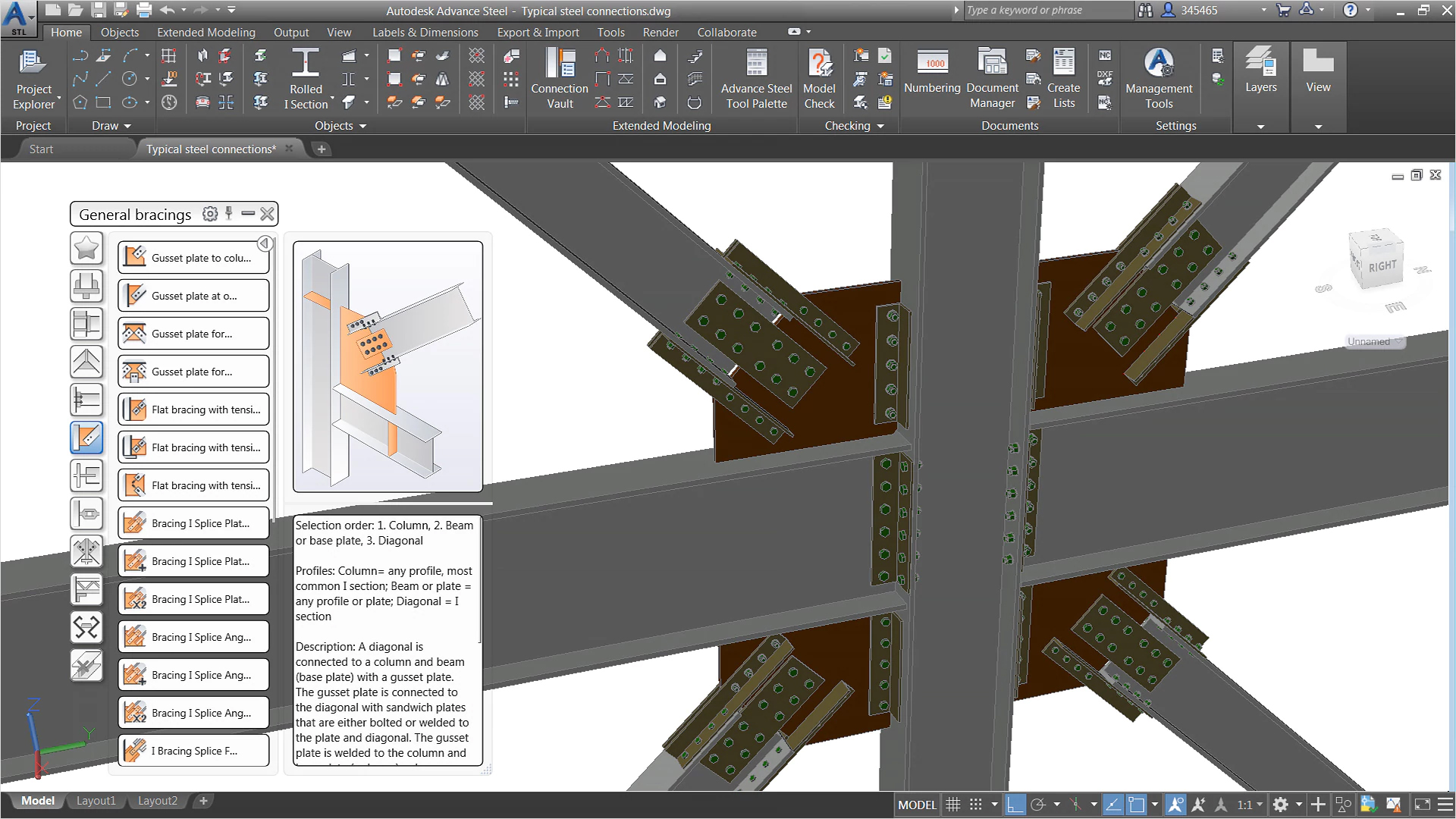 advance steel cad