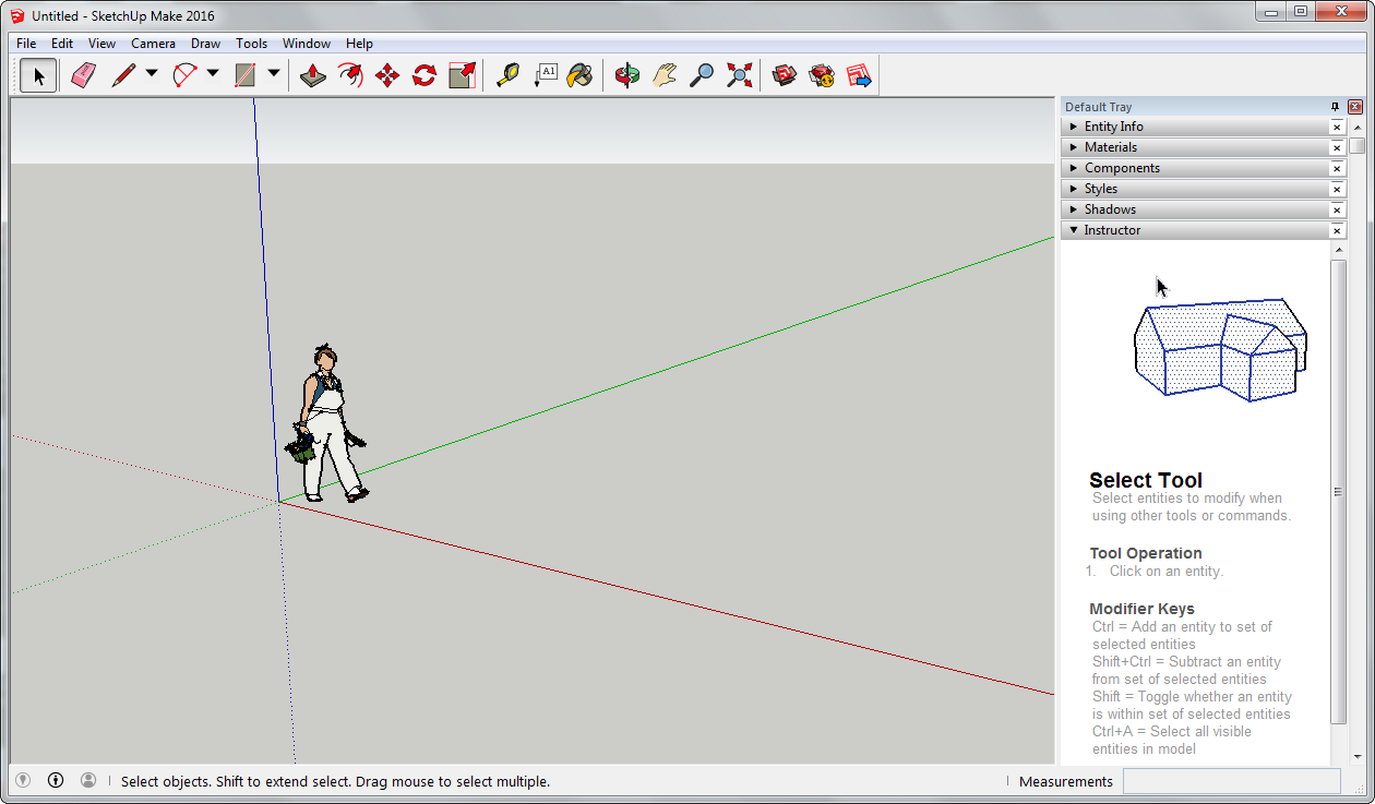 SketchUp Make Screenshot 1 