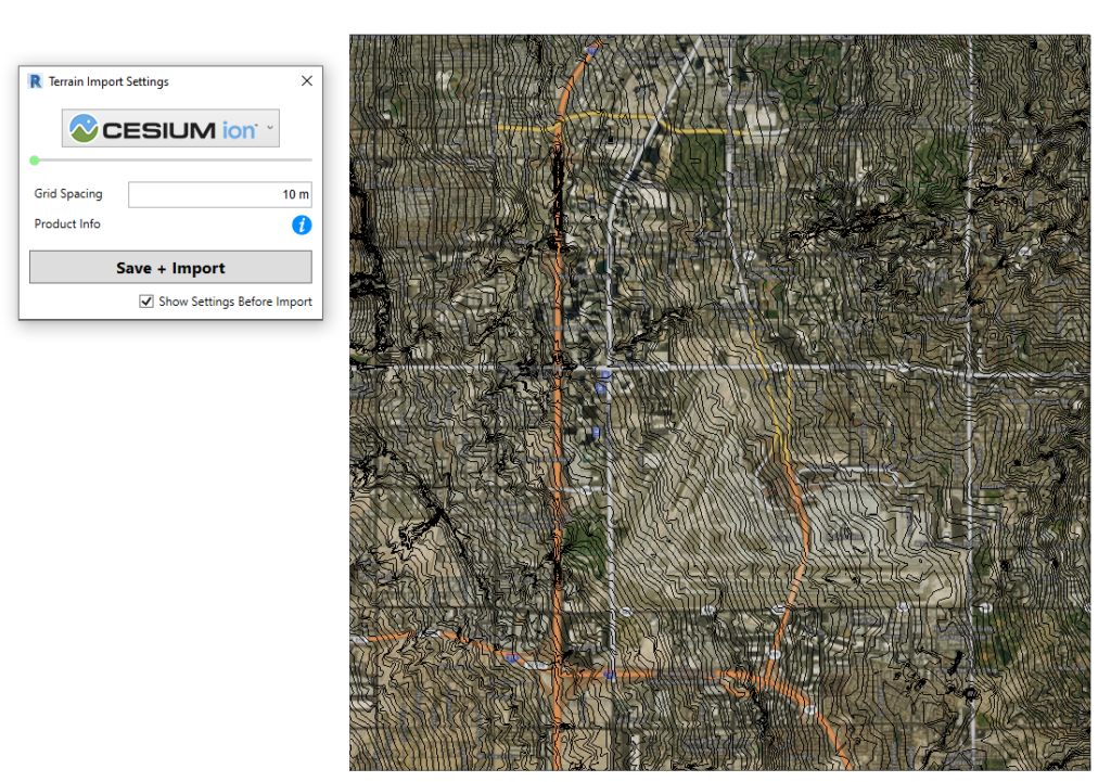 PlaceMaker for Revit Screenshot 3 - _Import Terrain