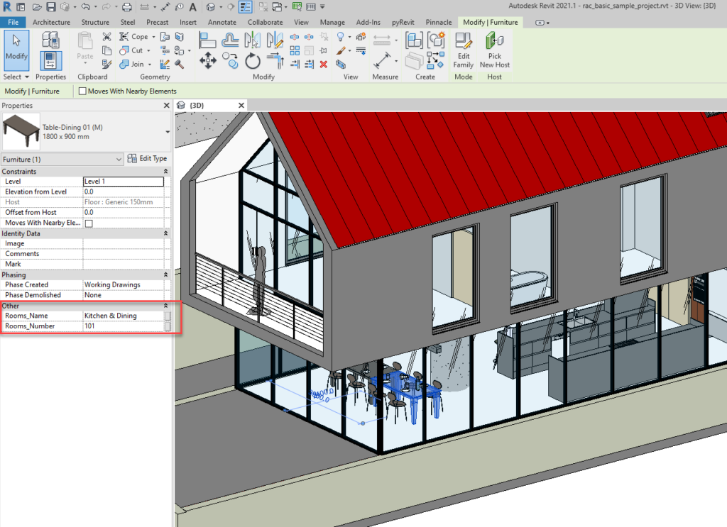 RoomWise for Revit Screenshot 1