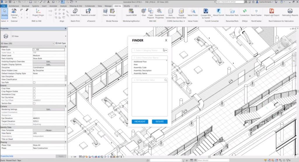 Values Finder for Revit Screenshot 1