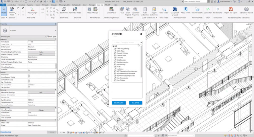 Values Finder for Revit Screenshot 2