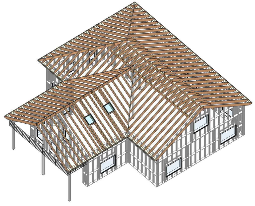 Wood Framing Roof for Revit Screenshot 1