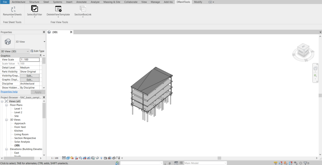 Auto section box for linked elements in Revit Screenshot 2