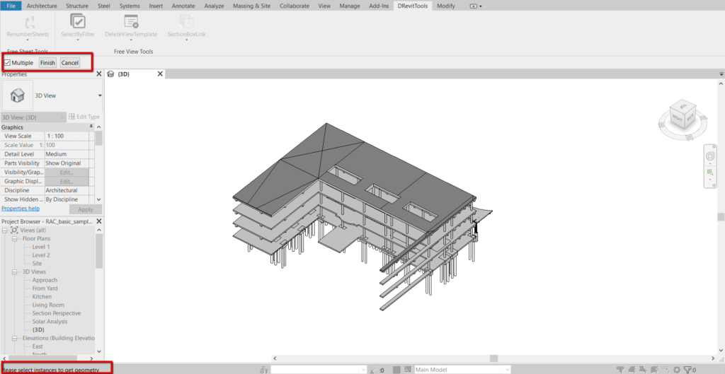 Auto section box for linked elements in Revit Screenshot 3