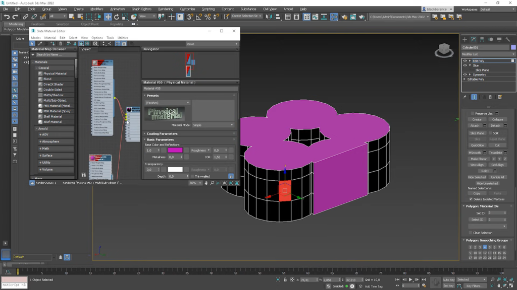3ds Max Screenshot 5 - Slice Modifier