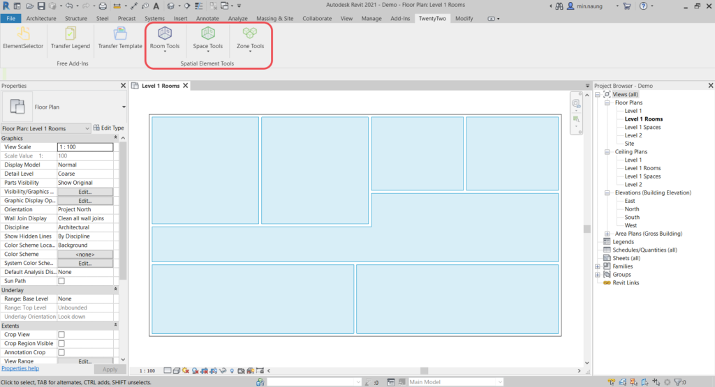 Spatial Element Tools for Revit Screenshot 4