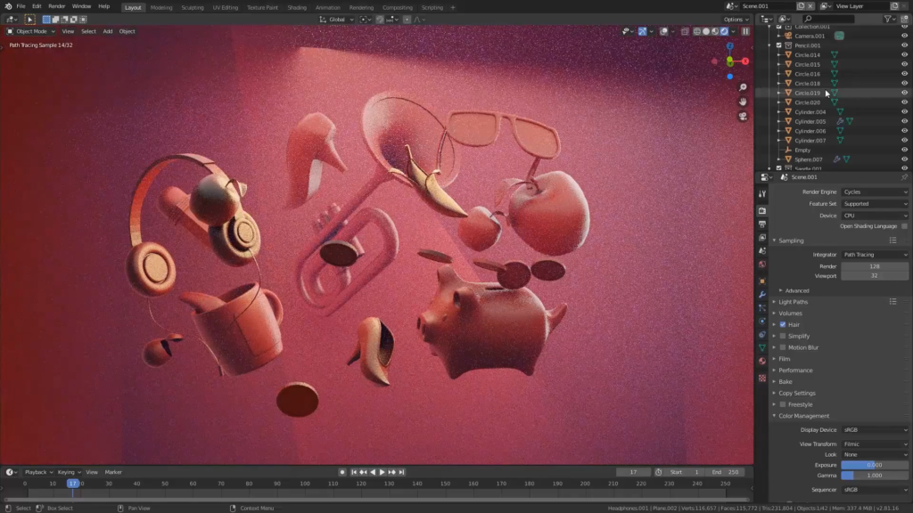 Blender Screenshot 11 - Introduction to Blender 3D