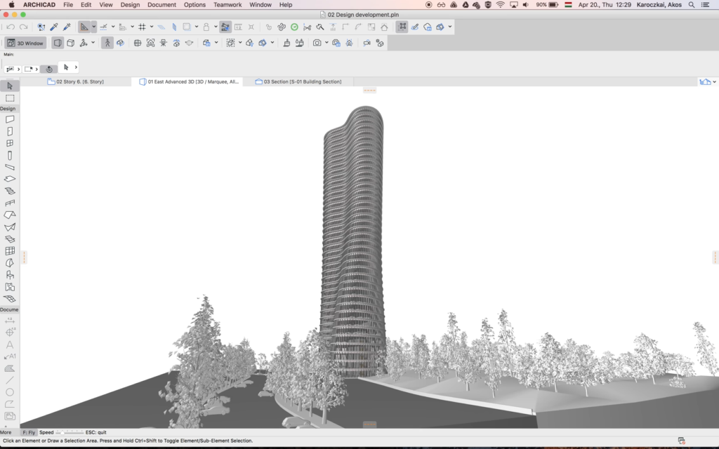 Grasshopper - Archicad Live Connection screenshot 6 - Creating Parametric Tower
