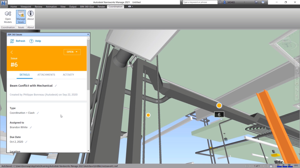 Coordination Issues for Autodesk Navisworks Screenshots 3