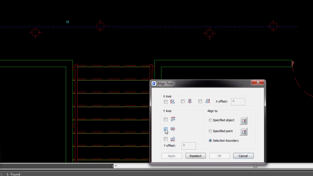 GstarCAD Screenshot 5 - Align tool