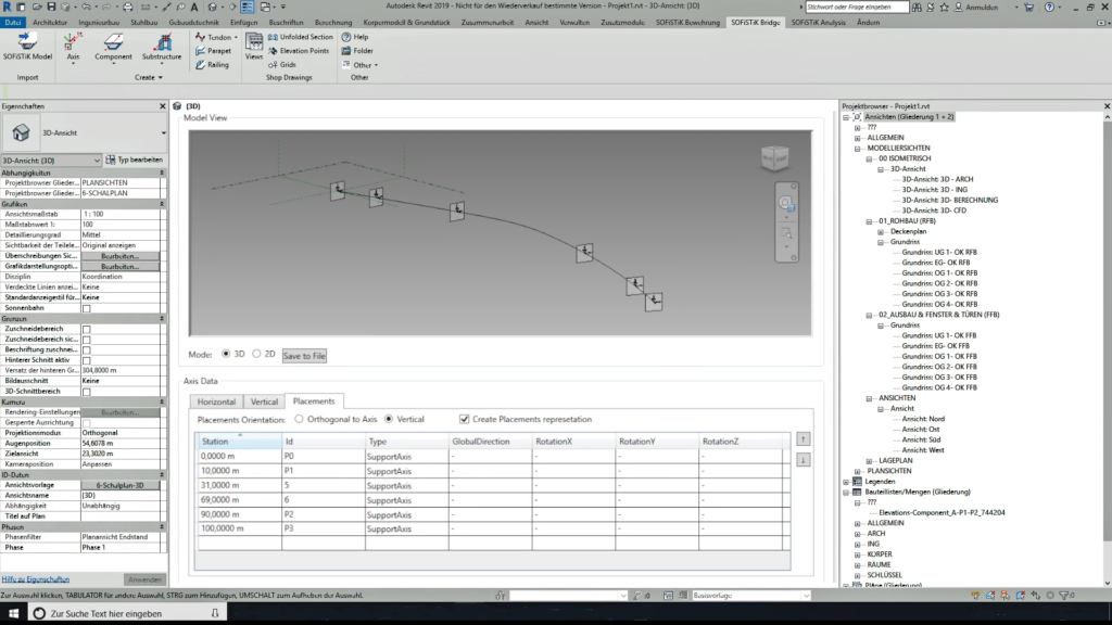 SOFiSTiK Bridge Modeler Screenshot 2