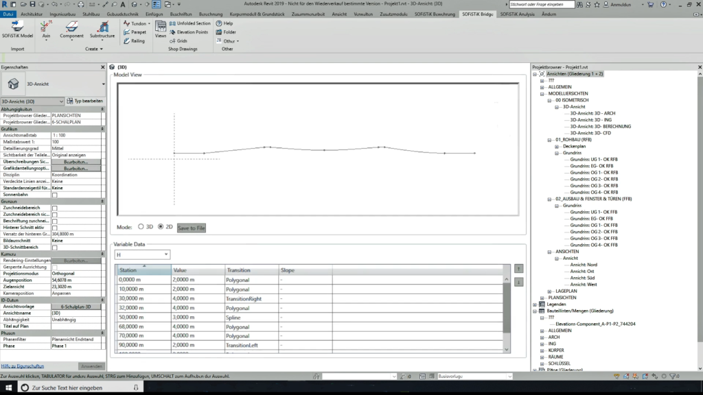 SOFiSTiK Bridge Modeler Screenshot 3