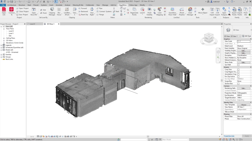 Leica CloudWorx for Revit Screenshot 1