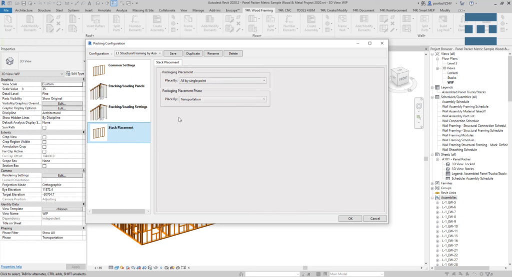 Panel Packer for Revit Screenshot 6D