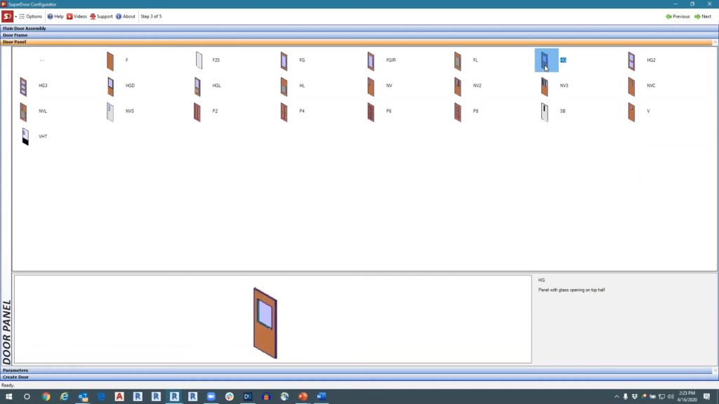 SuperDoor Configurator for Revit Screenshot 5