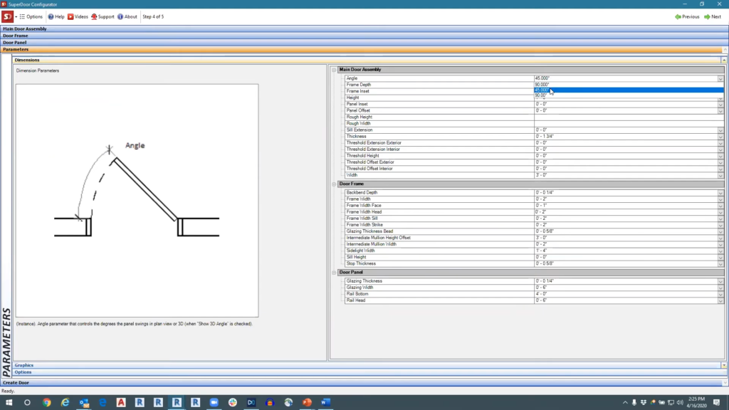 SuperDoor Configurator for Revit Screenshot 6