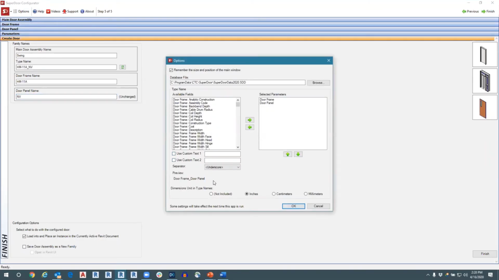 SuperDoor Configurator for Revit Screenshot 7