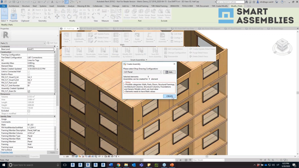 Wood Framing CLT Screenshot 3