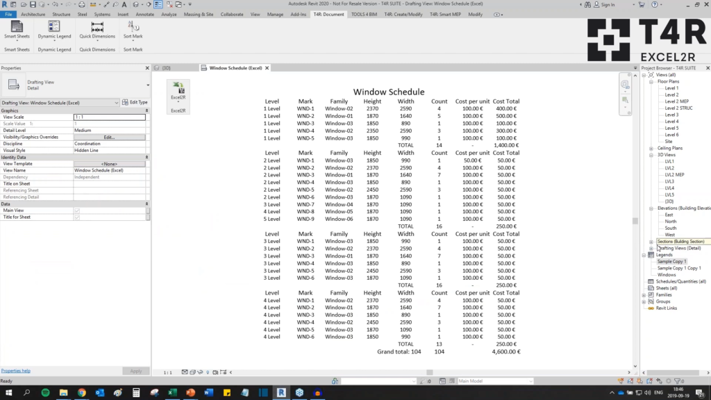 Excel2R for Revit Screenshot 4