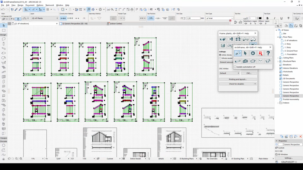 ArchiFrame for Archicad Screenshot 2