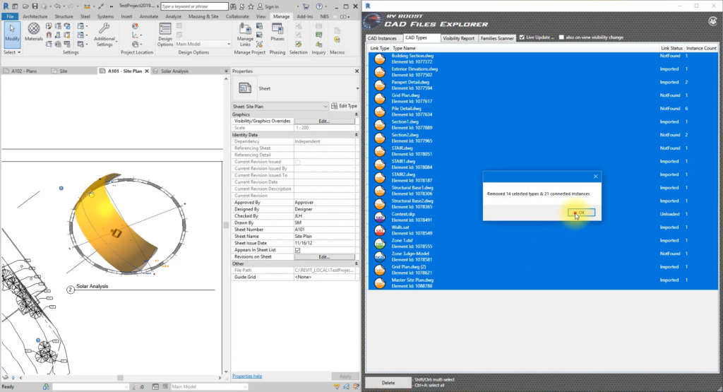 CAD Files Explorer for Revit Screenshot 4