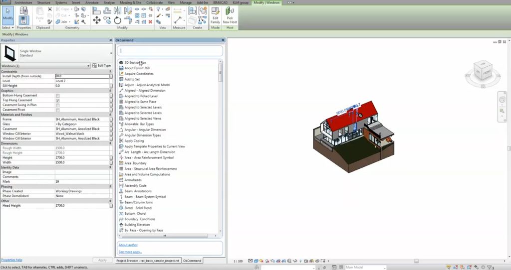 OkCommand for Revit Screenshot 2
