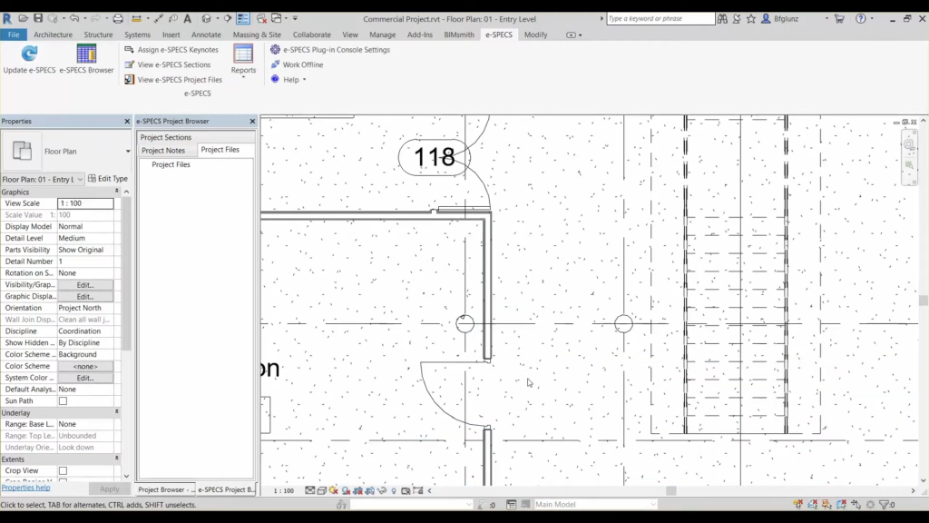 e-SPECS for Revit Screenshot 1