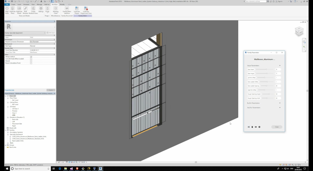 Family Editor Interface for Revit Screenshot 2