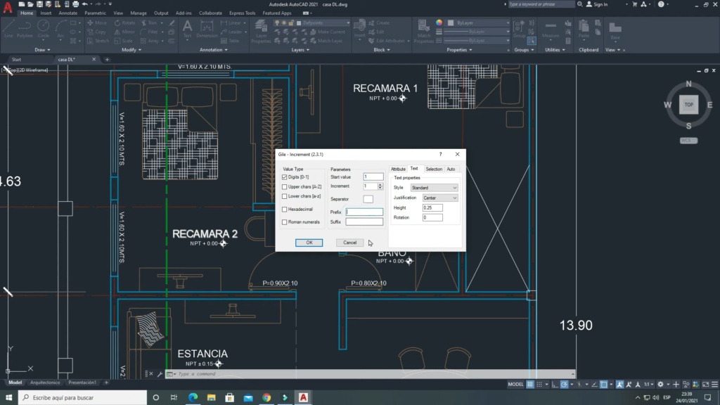 Increment for AutoCAD Screenshot 3