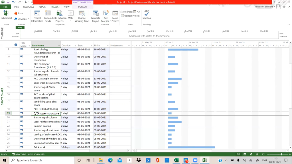 Microsoft Project Professional Screenshot 1