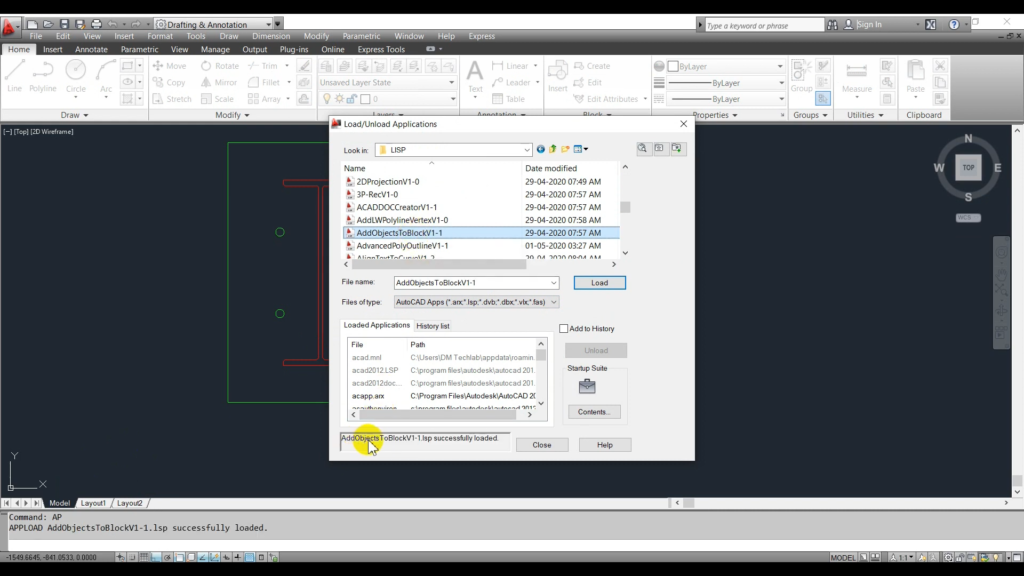 Add Objects to Block for AutoCAD Screenshot 1